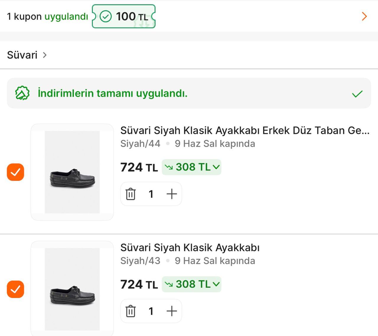 Süvari Hakiki Deri Klasik Erkek Ayakkabı (antrasit ve siyah)

724₺ - Görsel 1