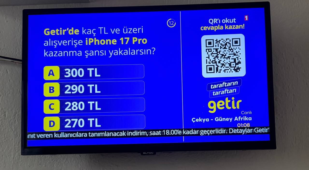 QR kodu okut Soruyu Çöz Getir'de indirimi kap - Görsel 2