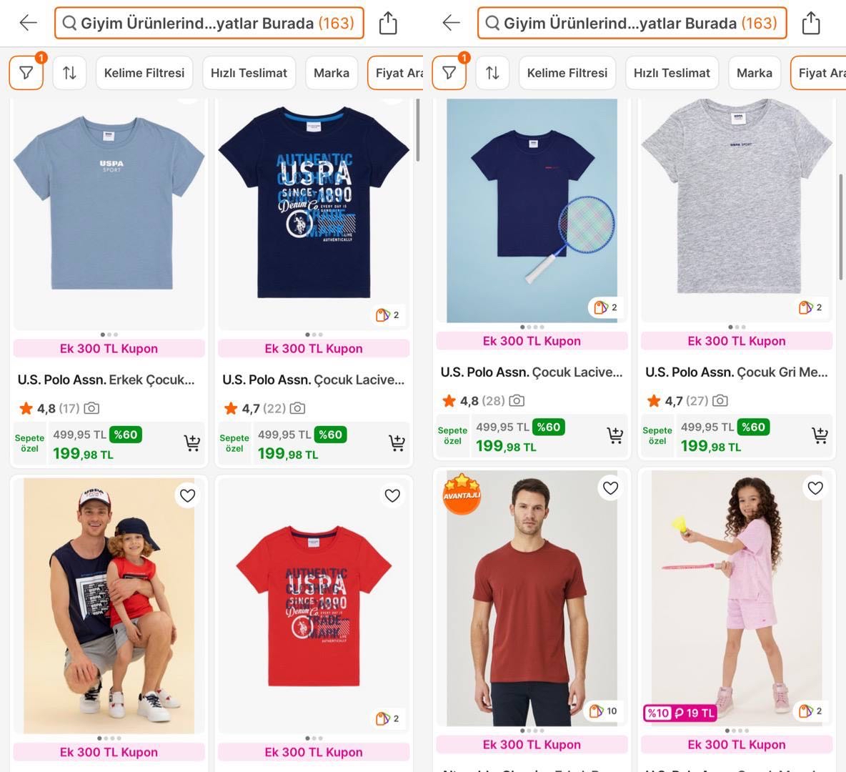 🔥U.S Polo ve Altınyıldız T-shirt ve Giyimde Tek Fiyat 199TL - Görsel 1