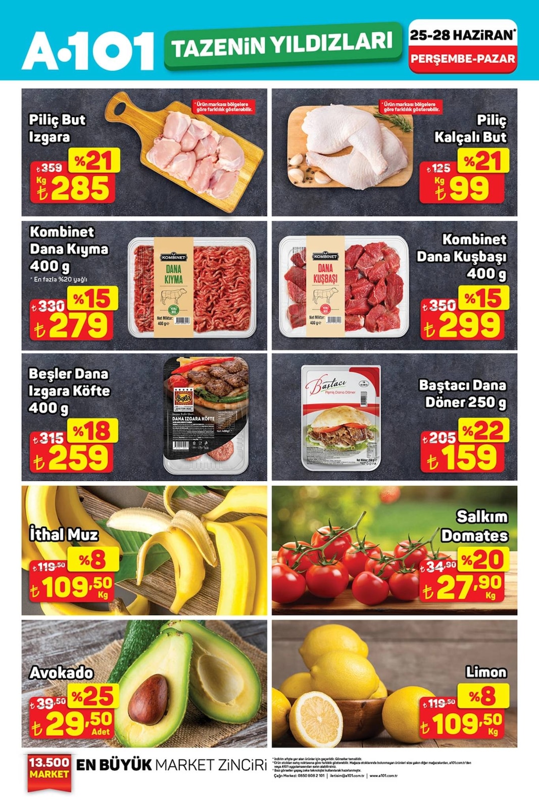 A101 25 Haziran 2026 İndirim Broşürü - Görsel 1