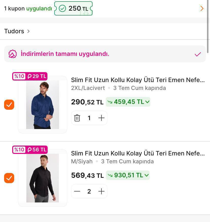 Hepsiburada Tudors Ürünlerinin Altında 900/250 TL İndirim Kuponu geldi - Görsel 1