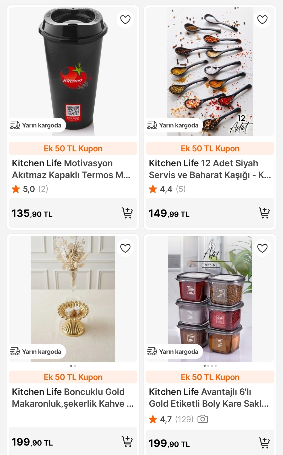 Hepsiburada alt limitsiz 50 TL kupon geldii - Görsel 1