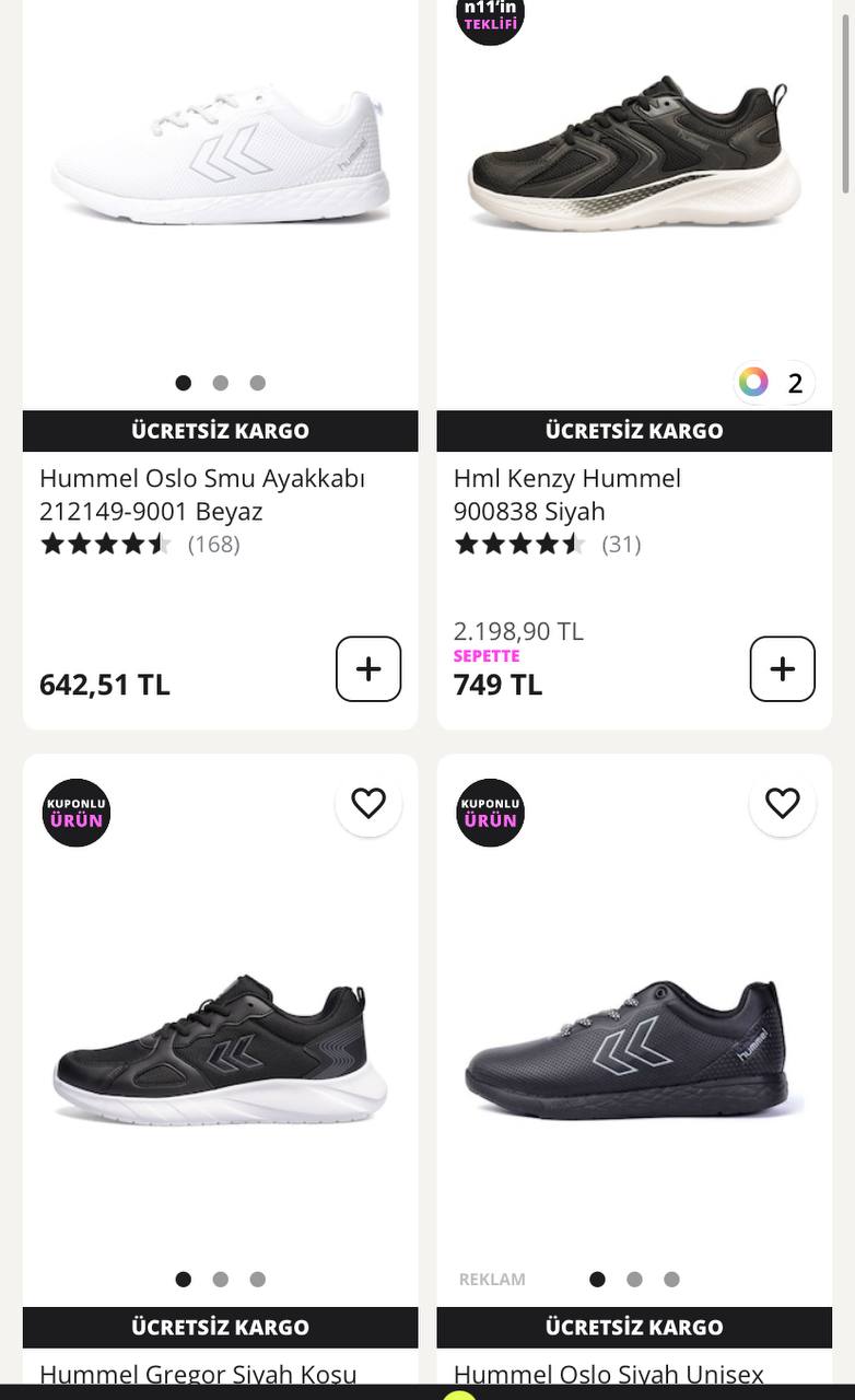 Hummel Oslo Smu Ayakkabı haydi120 Kodu ile 522TL