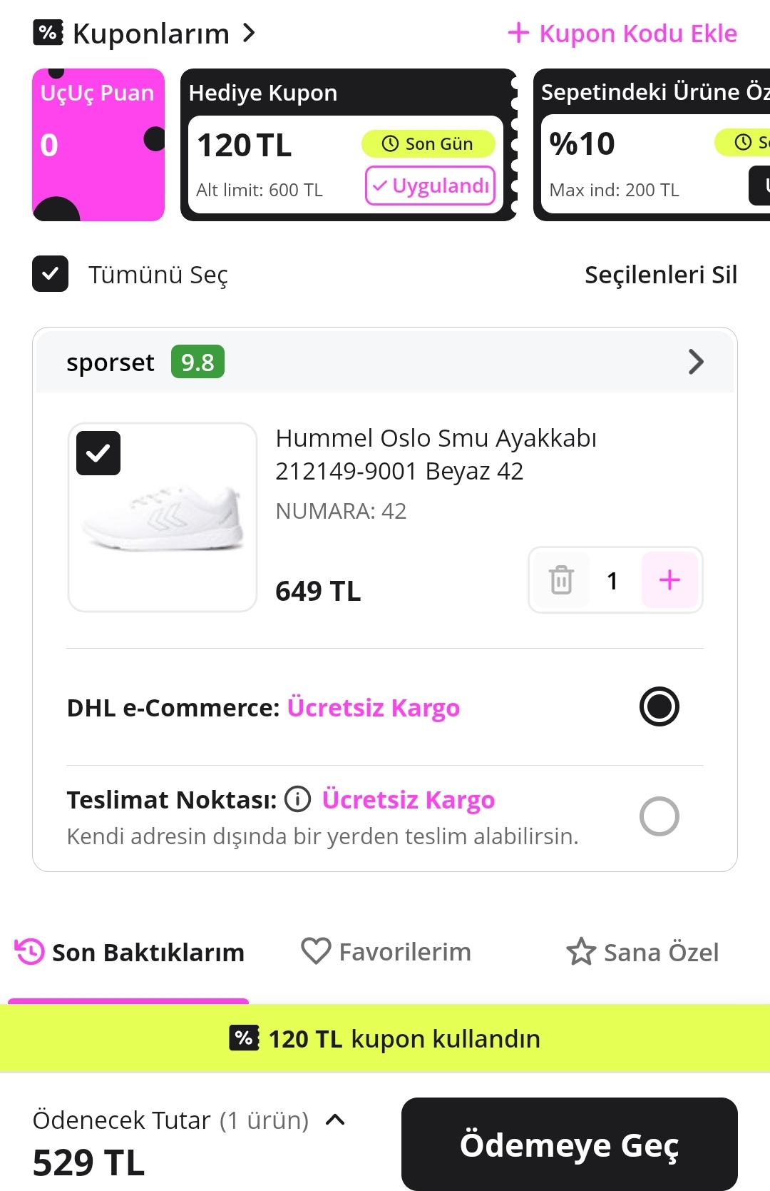 N11 hediye120 kodu ile 600/120 TL indirim fırsatı - Görsel 1