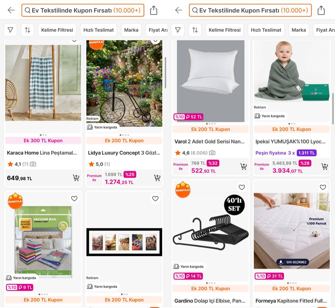 HOME200 Kodu ile Ev ve Yaşam Kategorisinde 800TL ve Üzeri Alışverişe 200TL indirim! - Görsel 1