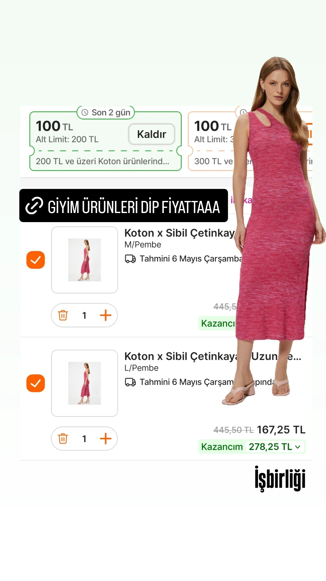 Koşş Koton elbiseler 57 TL - Görsel 1