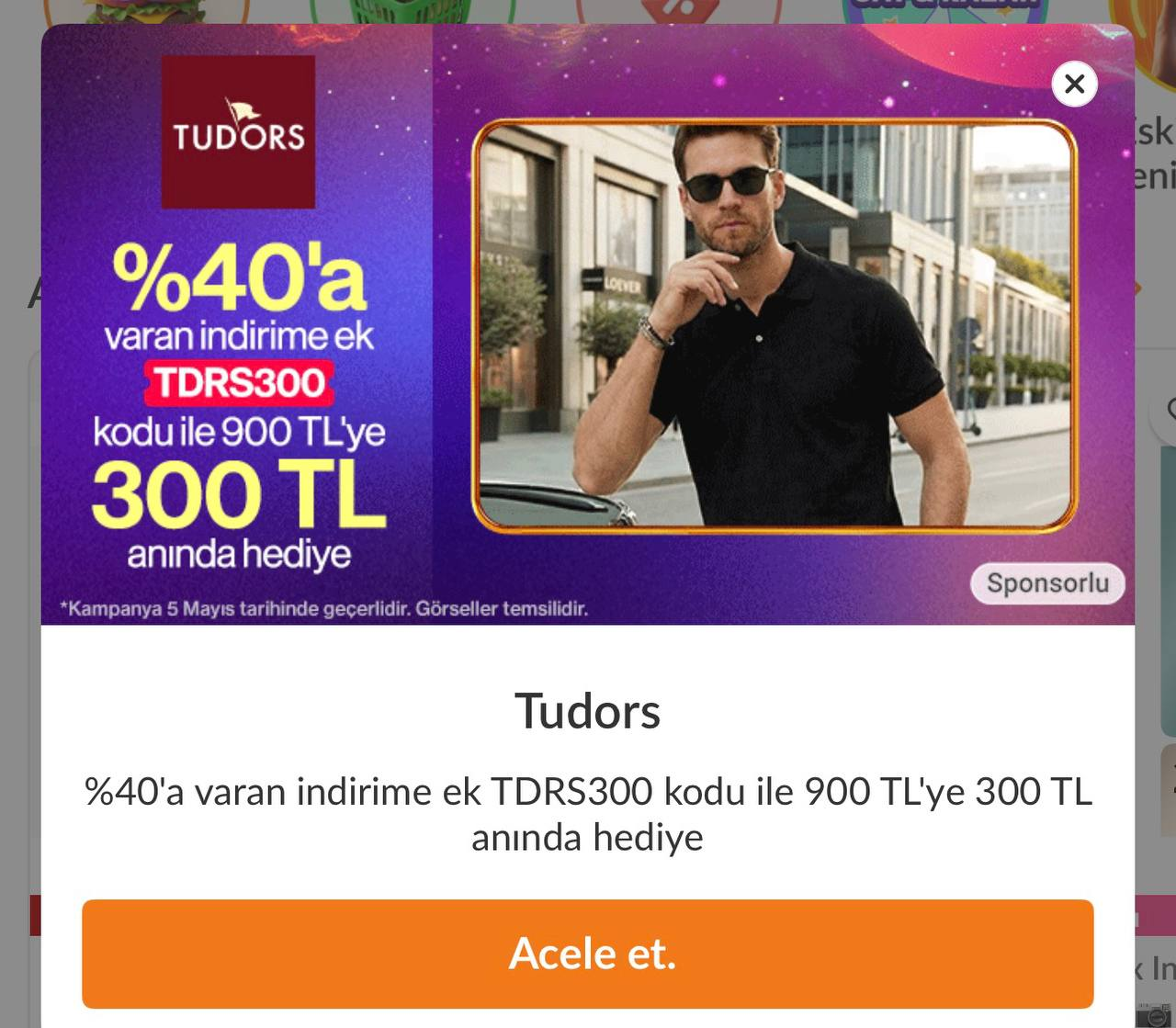 Trendyol Tudors 900/300 TL indirim kodu - Görsel 1