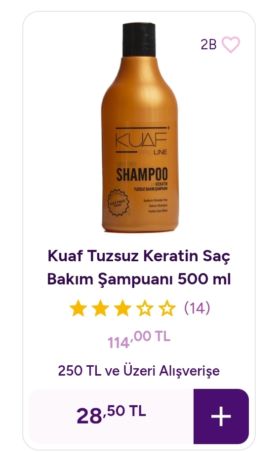 Gratis %75 indirim başladı 
Şampuanlar 28 TL - Görsel 2