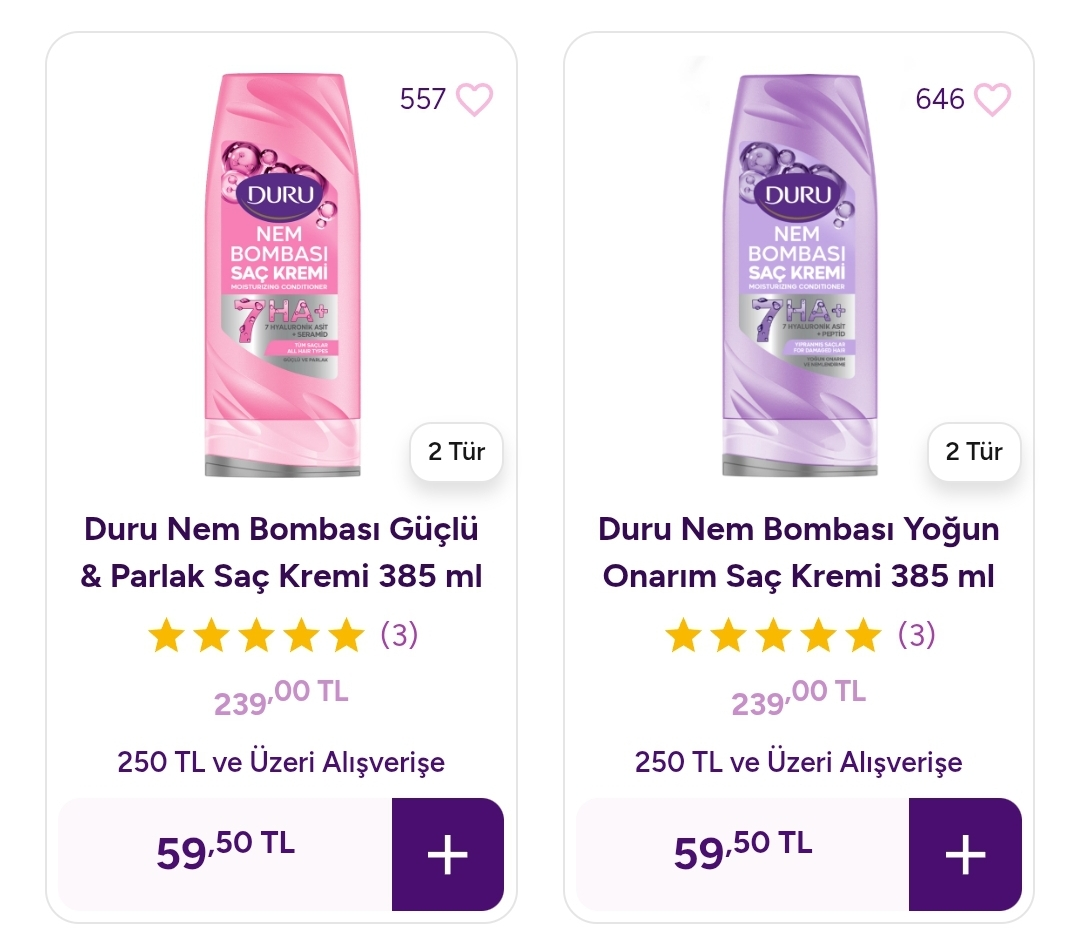 Gratis %75 indirim başladı 
Şampuanlar 28 TL - Görsel 3