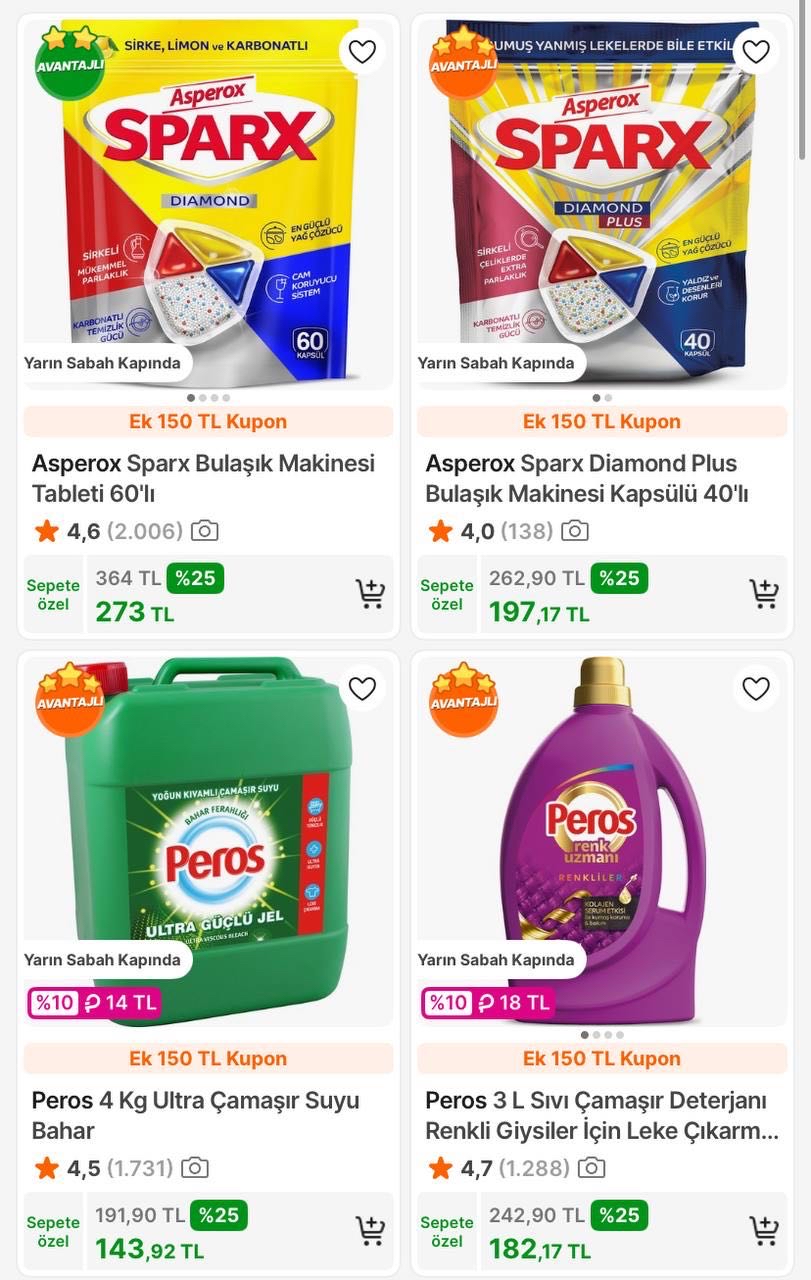 Peros 4Kg Ultra Çamaşır Suyu  ✅ 143TL - Piyasası 199TL+ - Görsel 1