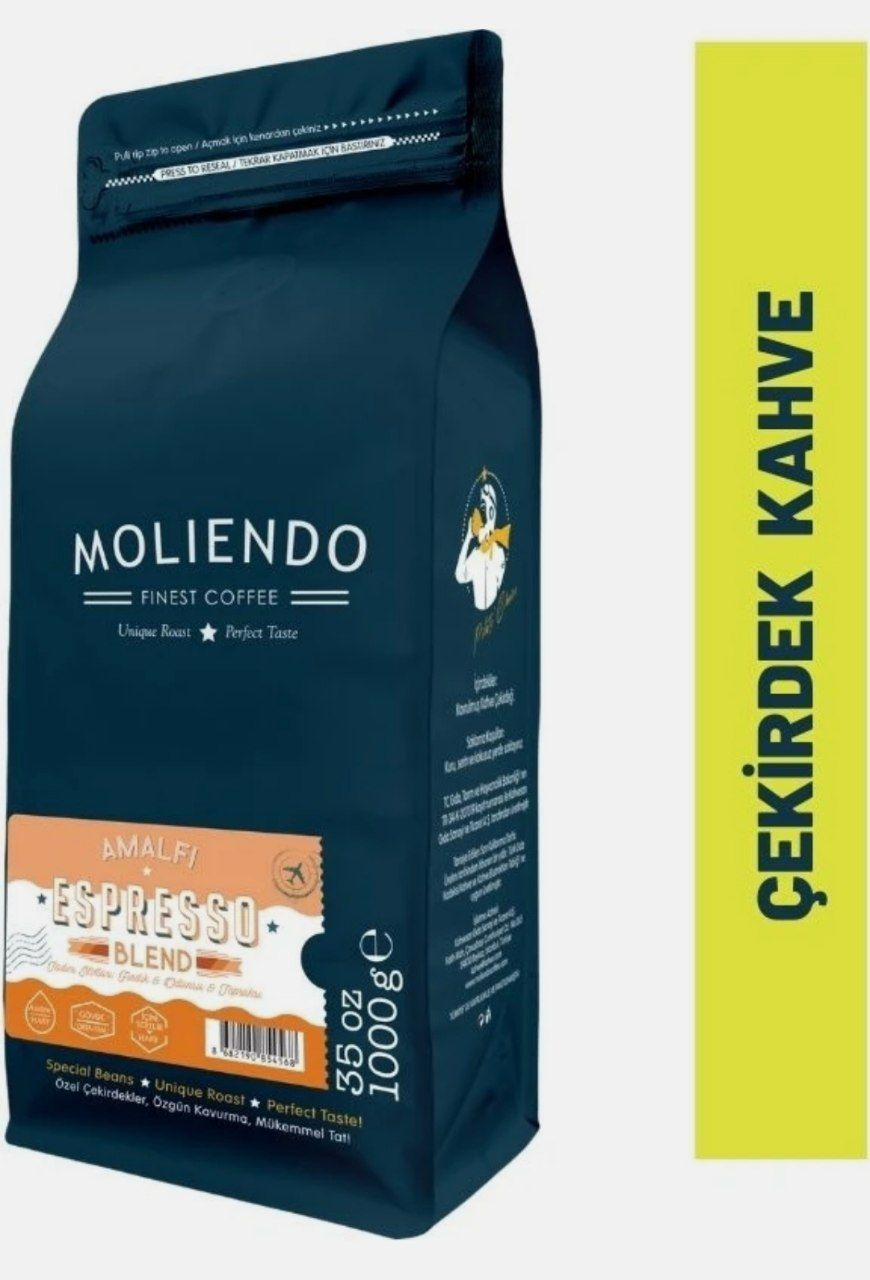 Moliendo Amalfi Espresso Blend Kahve (Çekirdek Kahve) 1000 g

Sepette kuponla 1135 TL - Görsel 1