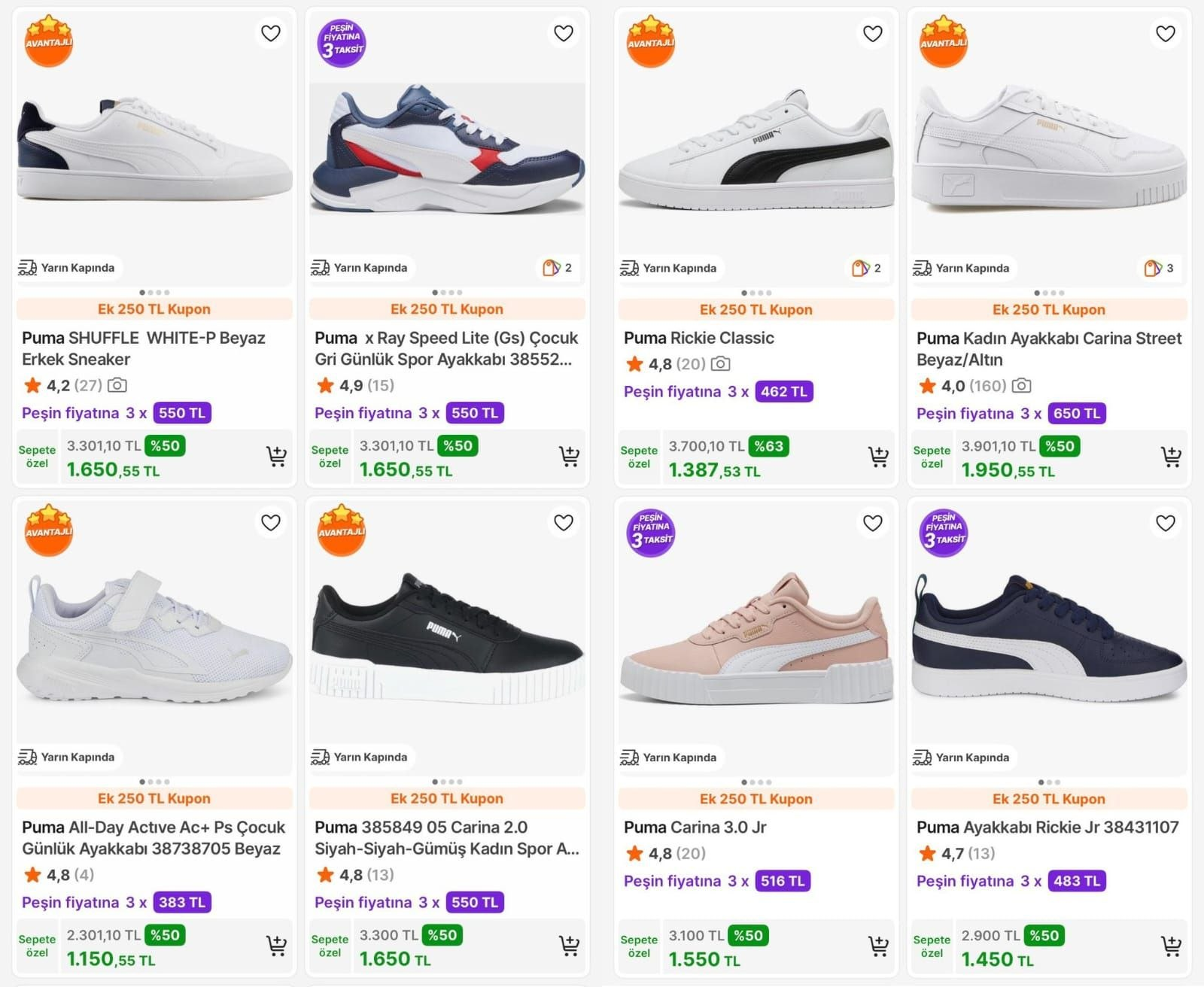puma Ürünlerinde Sepette Net %50 İndirim Başladı - Görsel 1