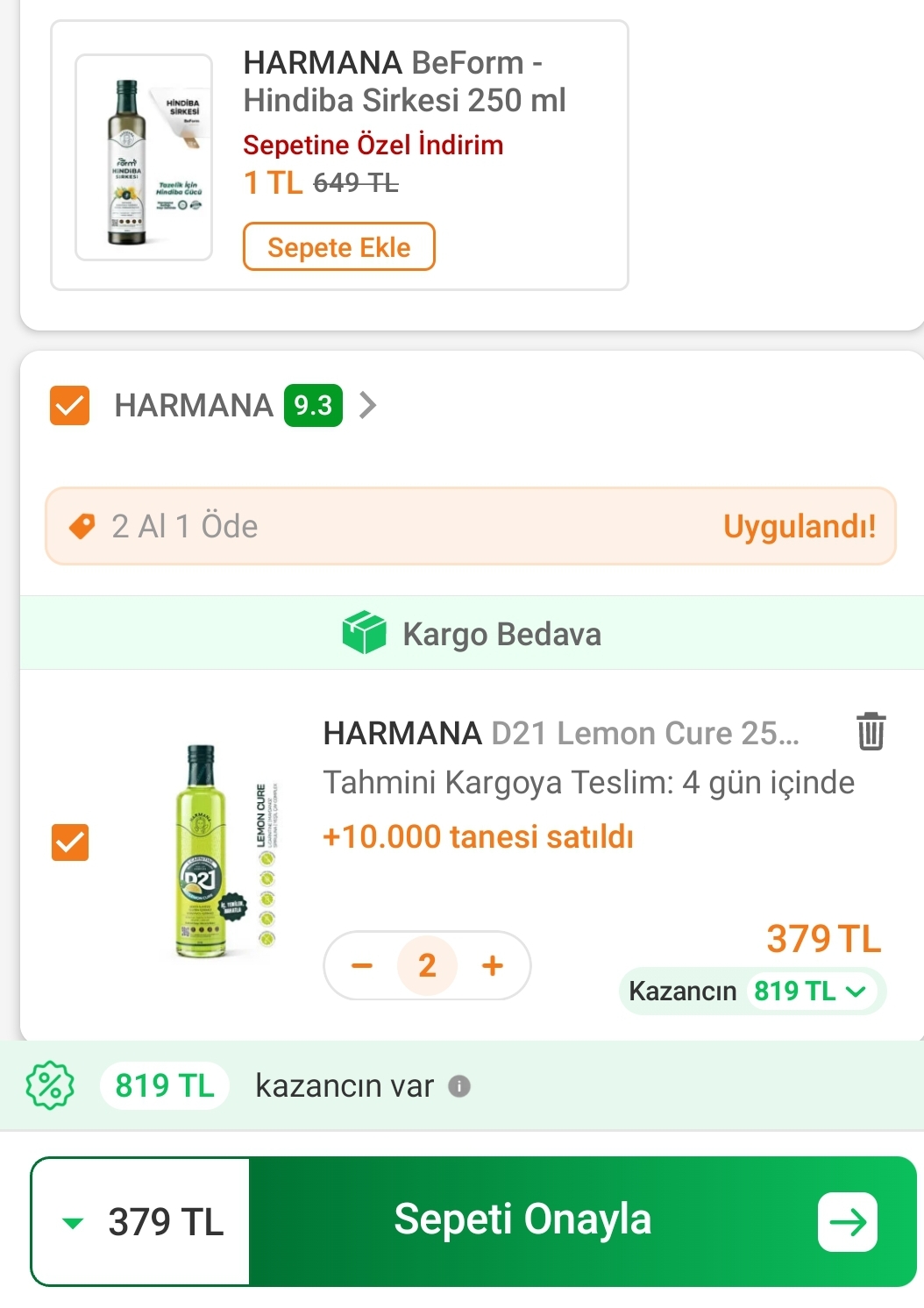 Harmana'dan 5 kişiye 5 yıldızlı tatil hediye 🏖👙🎊

3 ürün 380 TL Kod: LANSMAN220 - Görsel 1