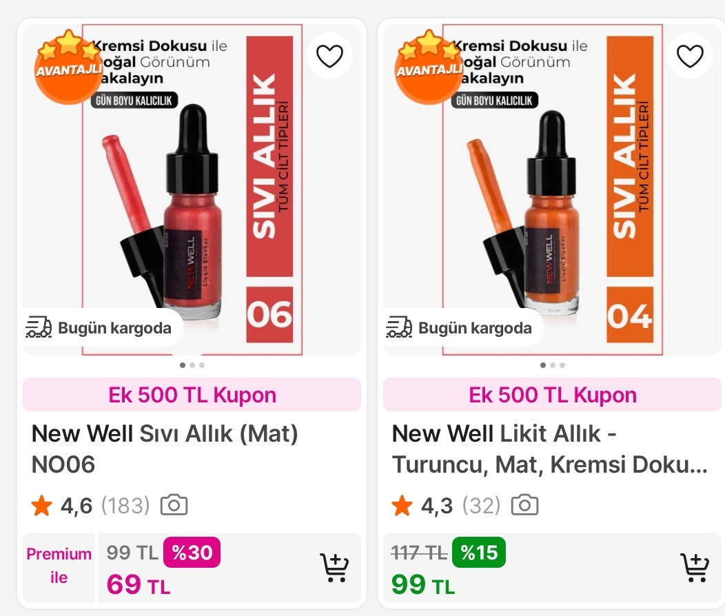 Koşş NewWell sıvı alliklar 69 TL
Stoklukkk - Görsel 1