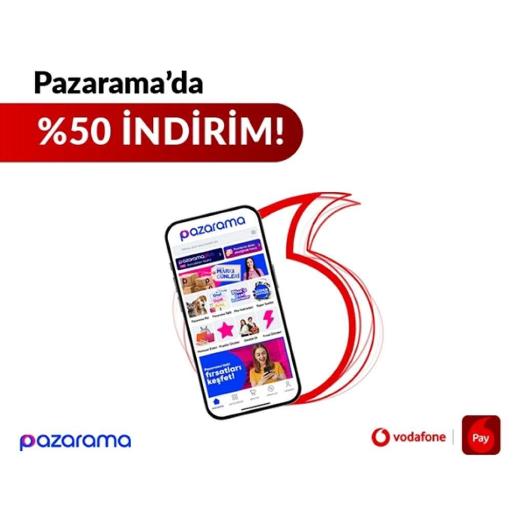 Pazarama'da Vodafone pay ile %50 indirim fırsatı 
Yudum 4 Litre yağ 255 TL'ye gelir