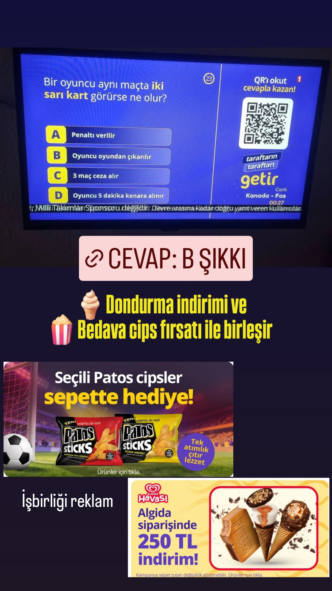 Getir'de indirim kuponu veren QR Kod geldiii - Görsel 1
