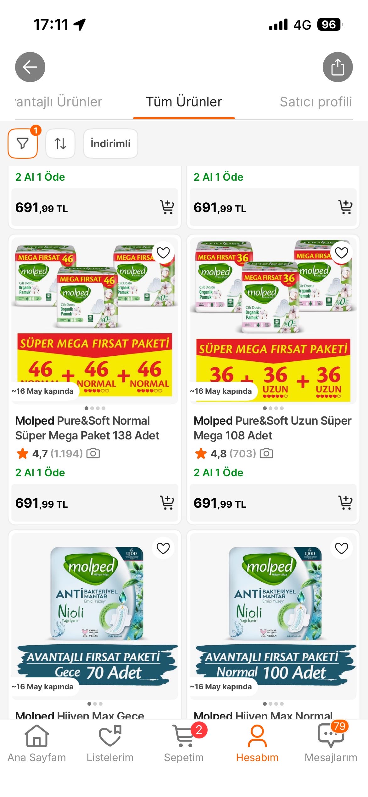 Molpedlerde 2 al 1 öde - Görsel 1