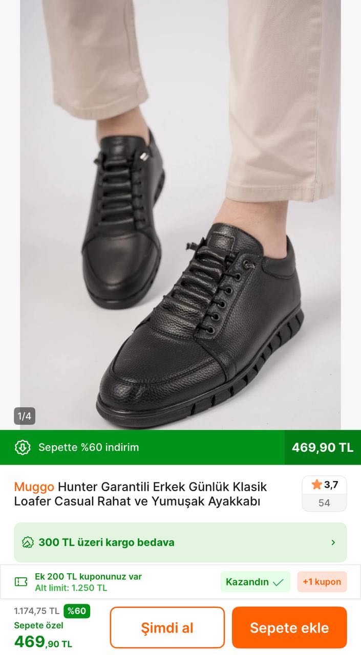 Muggo Erkek Günlük Ayakkabı

✅469TL’ye Düştü - Görsel 1