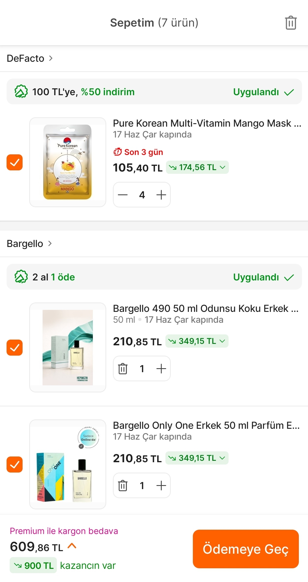 Hepsiburada 800/200 TL kozmetik indirim kodu geldii - Görsel 1