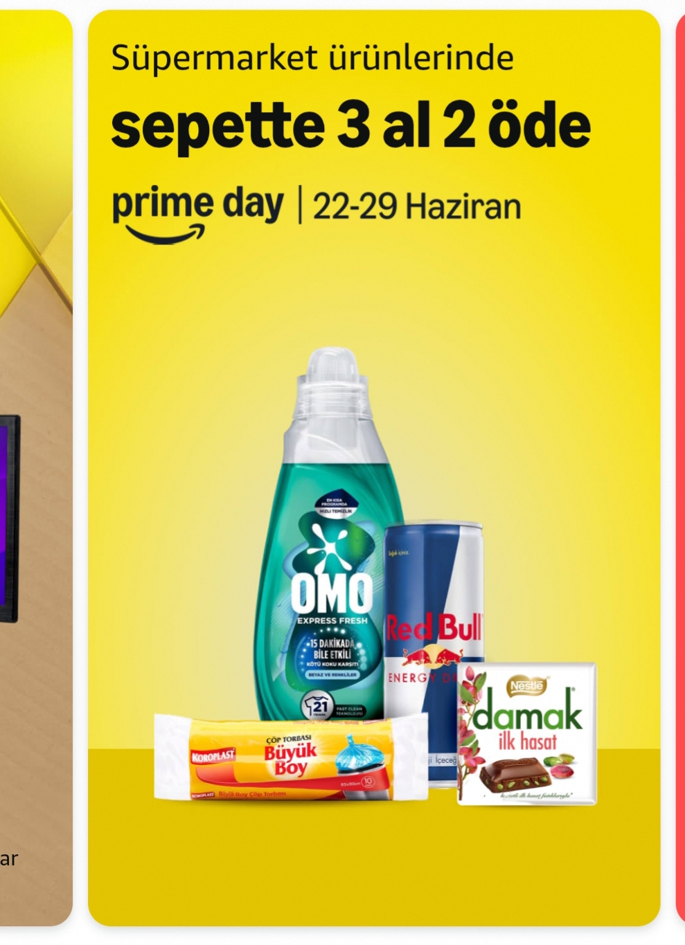 Amazon Prime süpermarket 3 Al 2 Öde - Görsel 1