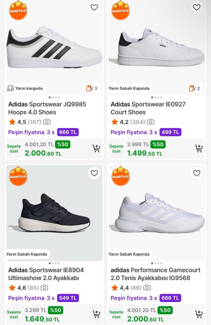 🔥 Adidas Ürünlerinde %50 İndirim Aktif - Görsel 1